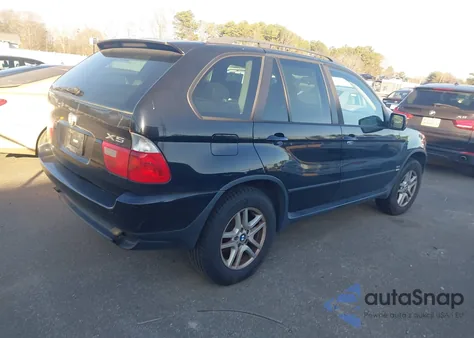 2005 BMW X5 3.0I z USA, uszkodzony, nr VIN 5UXFA13545LU48587